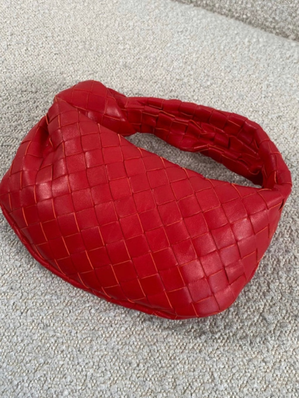 Authentic Pre-Owned Bottega Veneta Mini Jodie Red